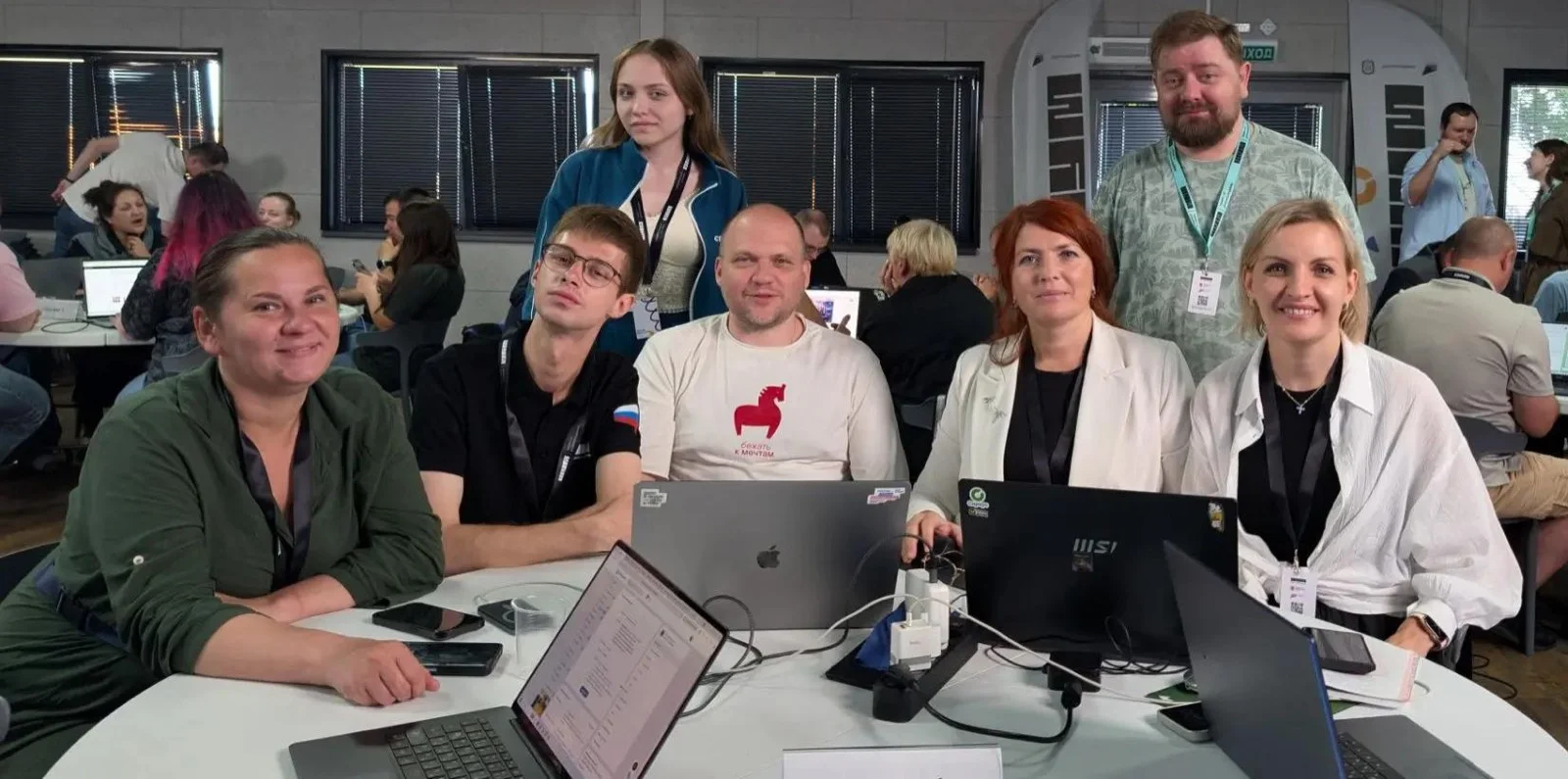 Команда проекта на стратегической сессии